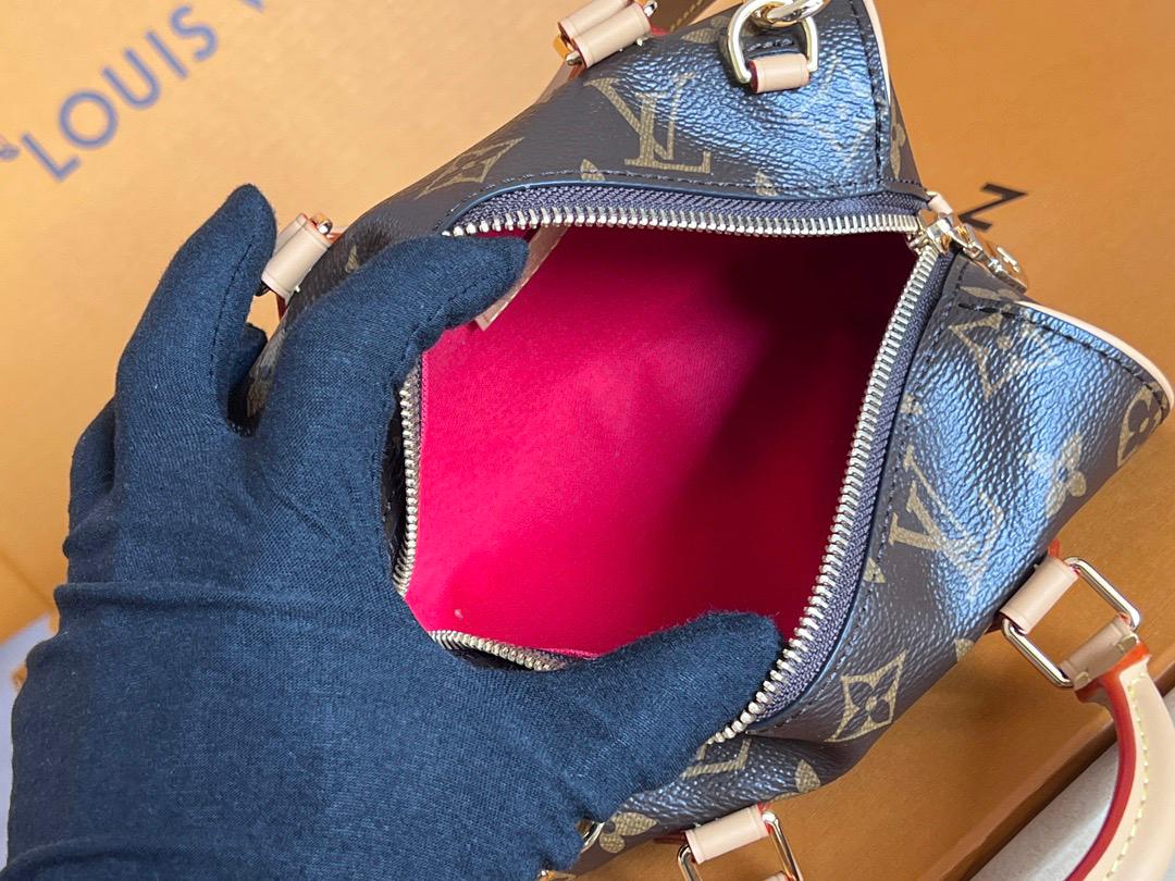 Mini Monogram Barrel Bag - women's bag, detail view 8 | LUXIUM MARKET