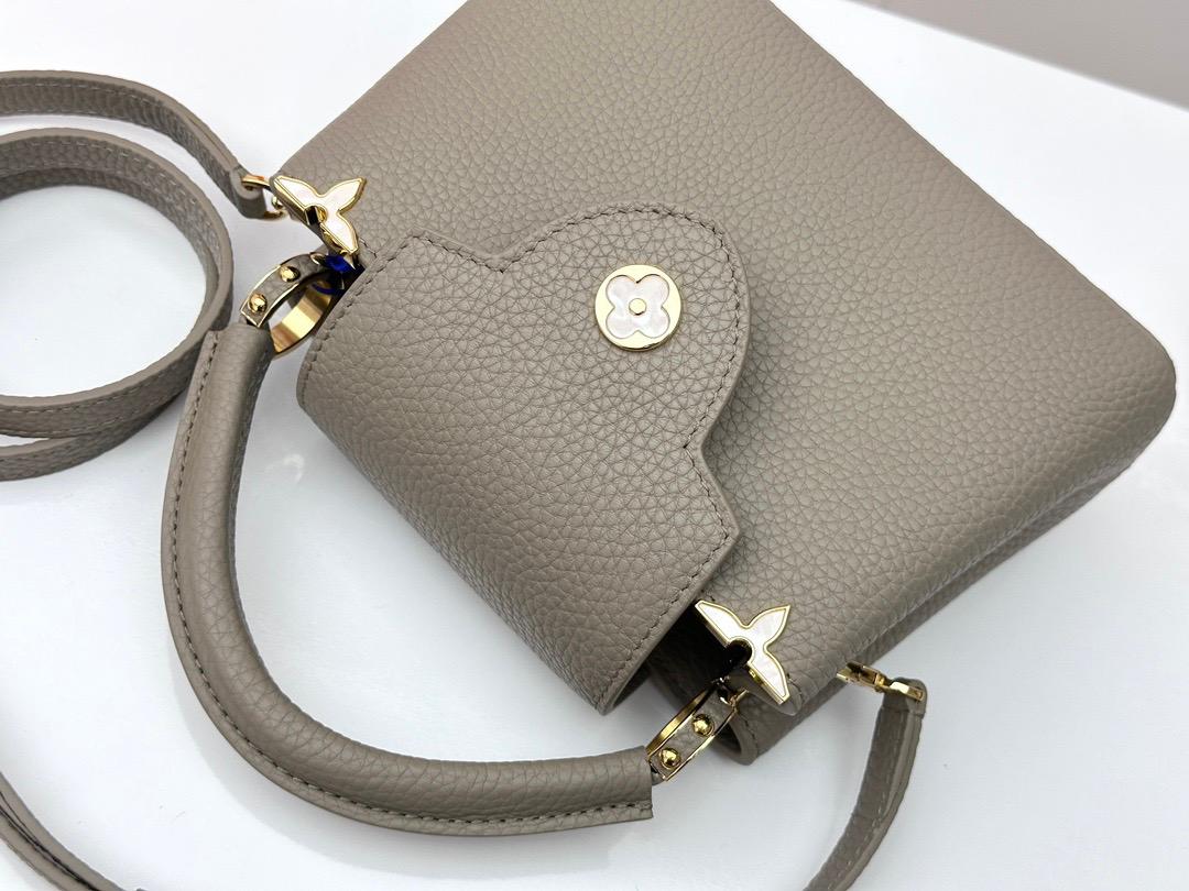 Structured Mini Top Handle Crossbody Bag - women's bag, detail view 9 | LUXIUM MARKET