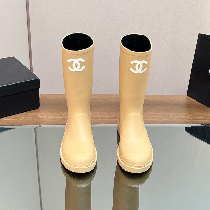 Viral Rubber Boots Yellow - shoes | LUXIUM MARKET