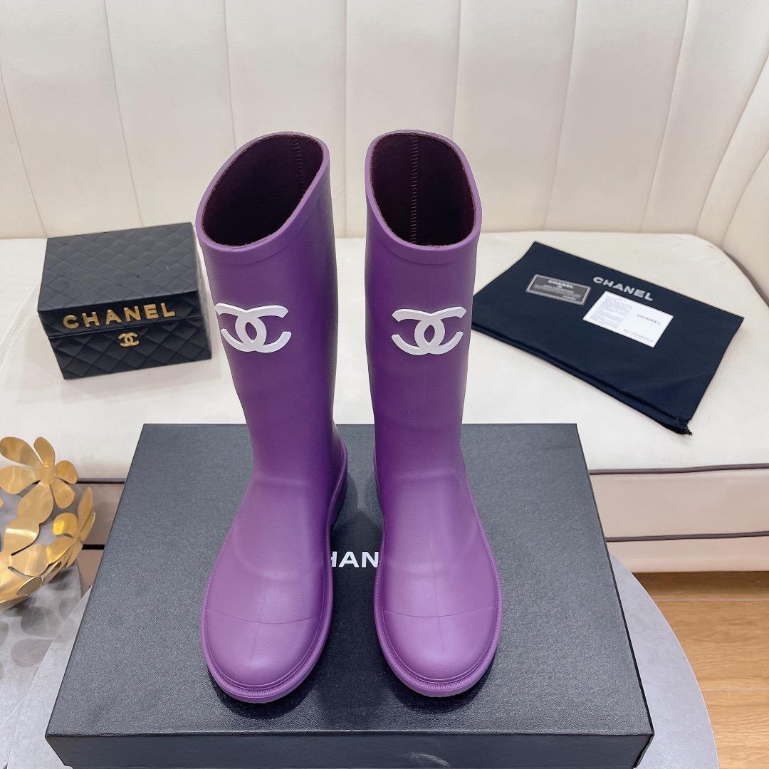 Viral Rubber Boots Purple - shoes | LUXIUM MARKET