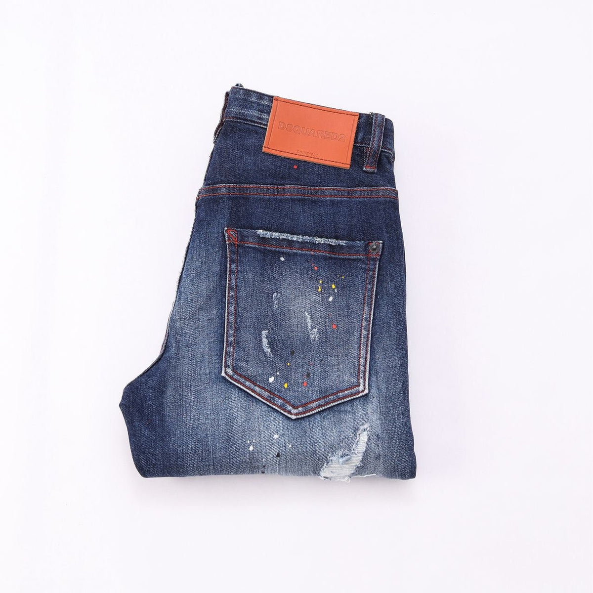 Slim-Fit Distressed Denim Jeans - men's clothing, detail view 5 | LUXIUM MARKET