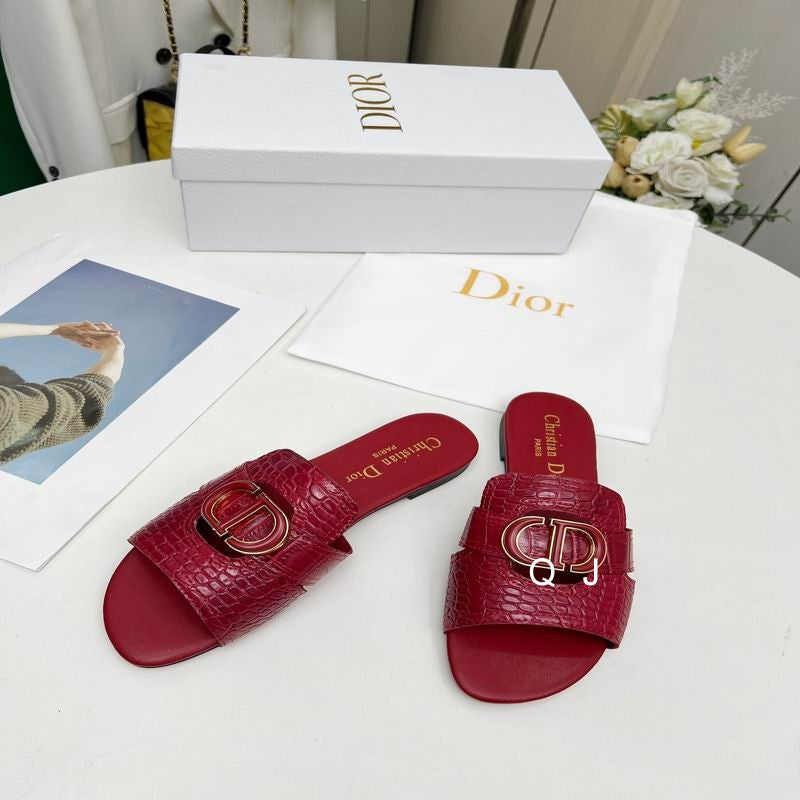 Textured Buckle Luxe Slides - women's shoes, detail view 6 | LUXIUM MARKET
