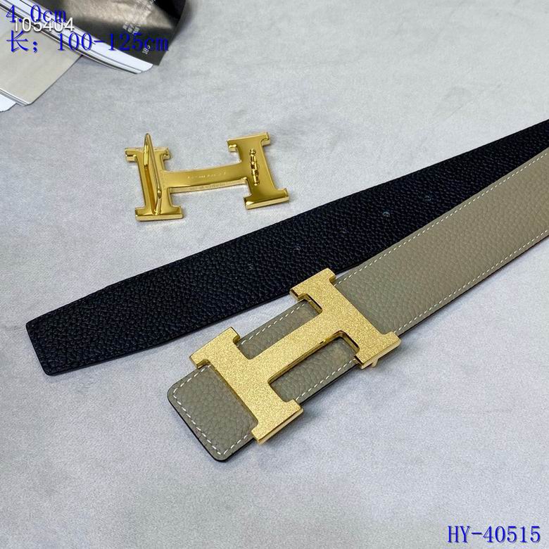 Iconic Reversible Leather Belt - men's accessory, detail view 6 | LUXIUM MARKET