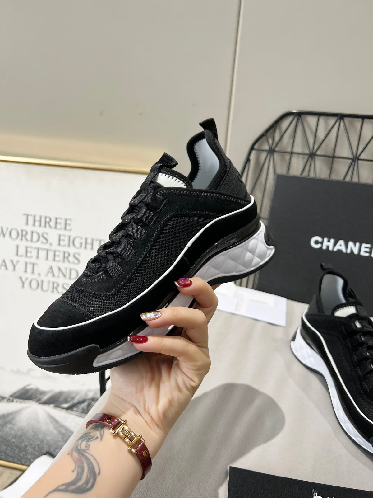 Premium Cowhide Sneakers - shoes, detail view 8 | LUXIUM MARKET