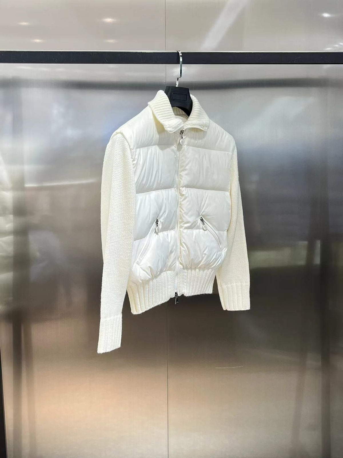 Wool Down Jacket - women's clothing, detail view 8 | LUXIUM MARKET