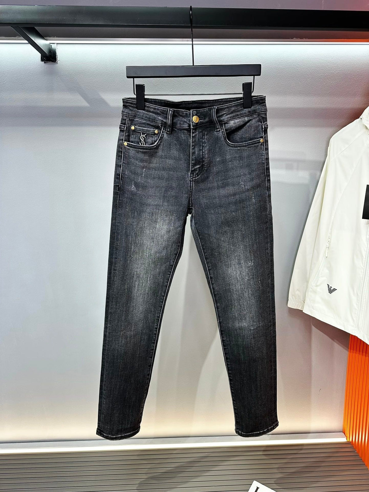 Men's Denim Jeans - men's clothing, detail view 9 | LUXIUM MARKET