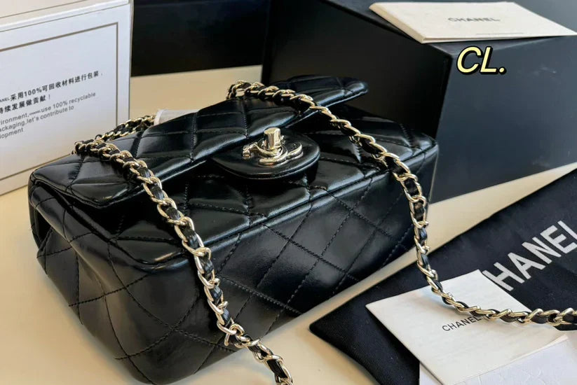 Mini Quilted Chain Top-Handle Bag - women's bag, detail view 9 | LUXIUM MARKET