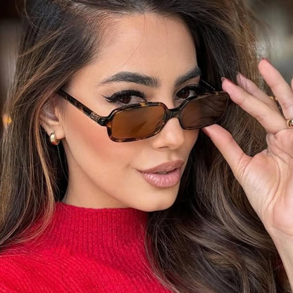 Rectangular Acetate Sunglasses - women's accessory, detail view 2 | LUXIUM MARKET