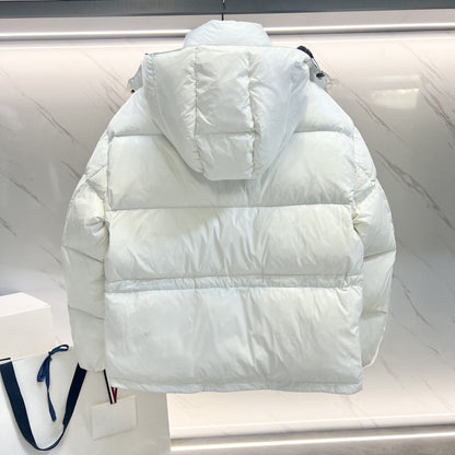 White P Puffer Jacket - women's clothing, detail view 2 | LUXIUM MARKET