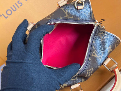 Mini Monogram Barrel Bag - women's bag, detail view 8 | LUXIUM MARKET