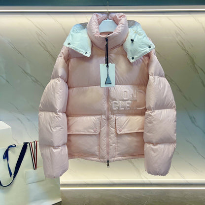 Pink Puffer Jacket - women's clothing | LUXIUM MARKET