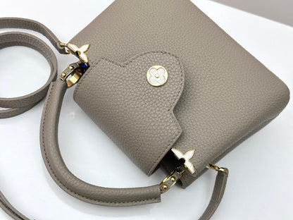 Structured Mini Top Handle Crossbody Bag - women's bag, detail view 9 | LUXIUM MARKET