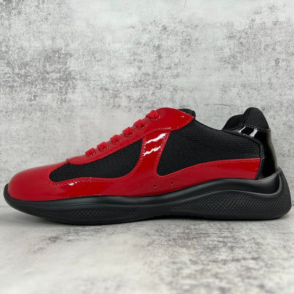 Red Performance Sneakers - men's shoes, detail view 5 | LUXIUM MARKET