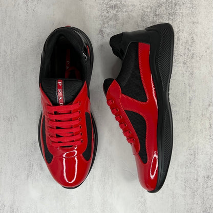Red Performance Sneakers - men's shoes, detail view 3 | LUXIUM MARKET