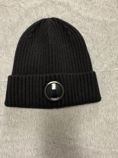 Ribbed Beanie with Lens Detail - men's accessory, detail view 5 | LUXIUM MARKET