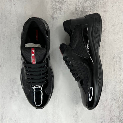 Black Performance Sneakers - men's shoes, detail view 3 | LUXIUM MARKET