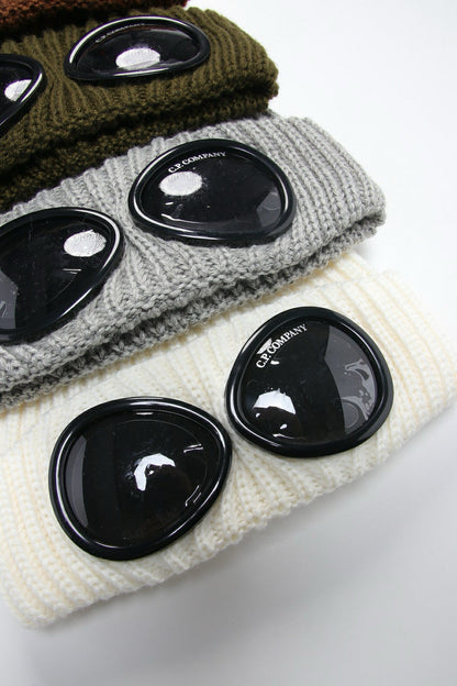 Beanie Hat with Integrated Goggles - men's accessory, detail view 5 | LUXIUM MARKET