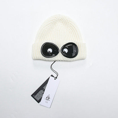 Beanie Hat with Integrated Goggles - men's accessory, detail view 12 | LUXIUM MARKET