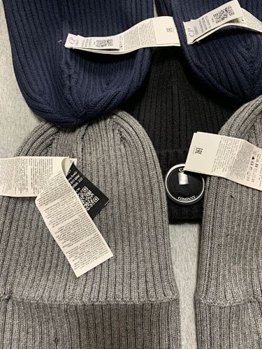 Ribbed Beanie with Lens Detail - men's accessory, detail view 11 | LUXIUM MARKET