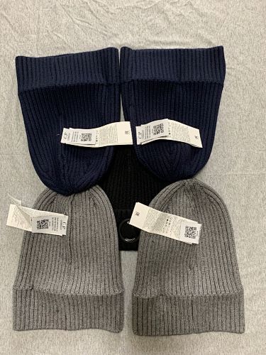Ribbed Beanie with Lens Detail - men's accessory, detail view 12 | LUXIUM MARKET