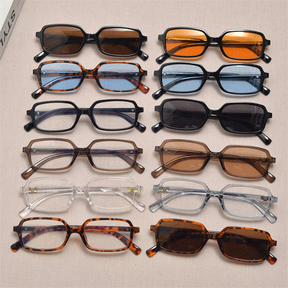Rectangular Acetate Sunglasses - women's accessory, detail view 18 | LUXIUM MARKET
