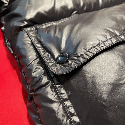 Black Puffer Jacket - women's clothing, detail view 3 | LUXIUM MARKET