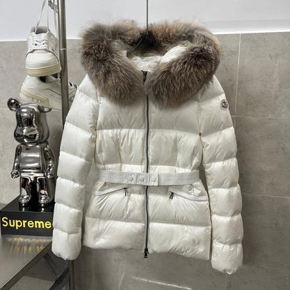 Arctic Luxe Quilted Jacket with Fur Hood - clothing | LUXIUM MARKET