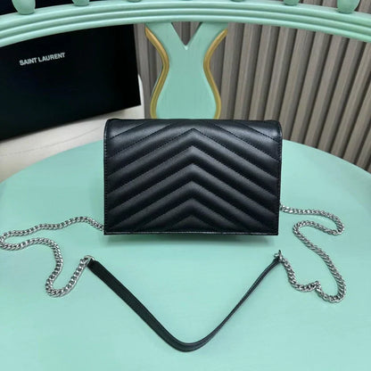 Black silver crossbody - women's bag, detail view 2 | LUXIUM MARKET