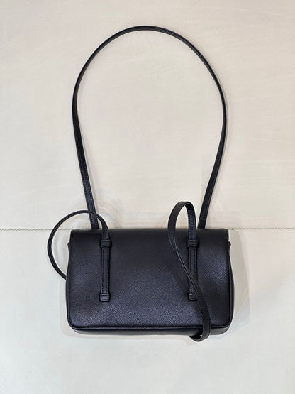 Black Signature Shoulder Bag - women's bag, detail view 2 | LUXIUM MARKET