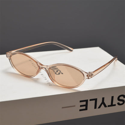 Slim Oval Acetate Sunglasses - women's accessory, detail view 15 | LUXIUM MARKET