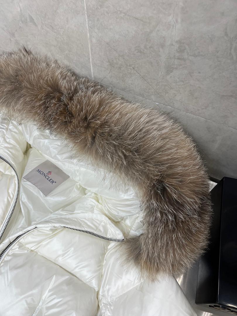 Arctic Luxe Quilted Jacket with Fur Hood