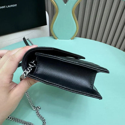 Black silver crossbody - women's bag, detail view 3 | LUXIUM MARKET