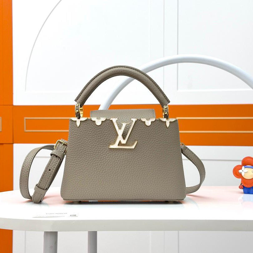 Structured Mini Top Handle Crossbody Bag