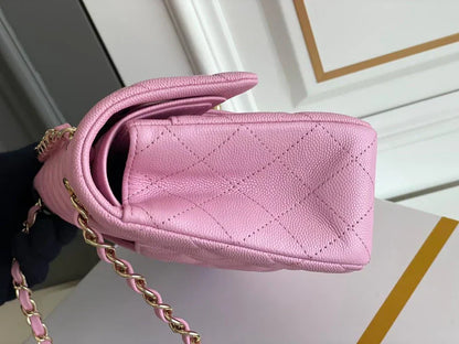Classic FlapP Small Bag 23CM-Pink Edition - women's bag, detail view 2 | LUXIUM MARKET