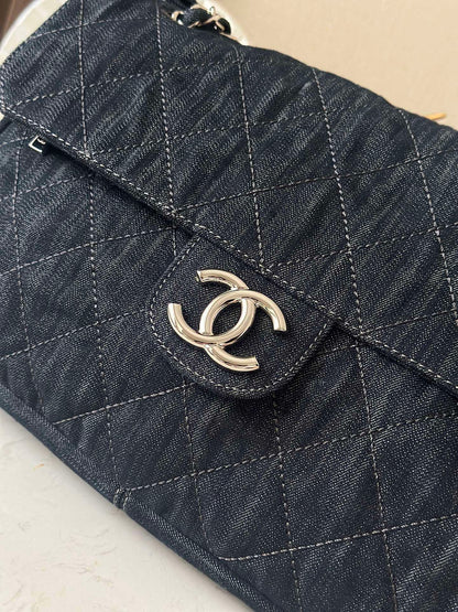 Timeless Quilted Denim Bag - women's bag, detail view 6 | LUXIUM MARKET