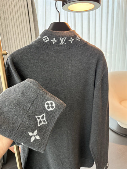 LUXURY KNIT SWEATER - clothing, detail view 3 | LUXIUM MARKET
