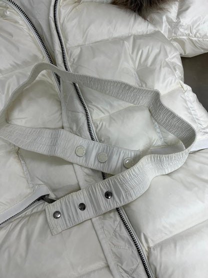 Arctic Luxe Quilted Jacket with Fur Hood - clothing, detail view 7 | LUXIUM MARKET