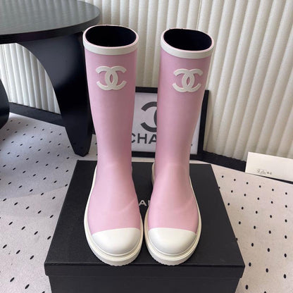 Viral Rubber Boots Pink - shoes | LUXIUM MARKET