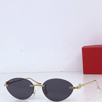 Luxury Oval Rimless Sunglasses - women's accessory | LUXIUM MARKET