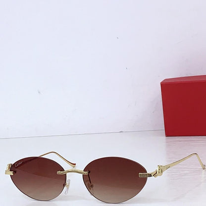 Luxury Oval Rimless Sunglasses - women's accessory | LUXIUM MARKET