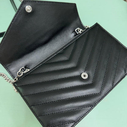 Black silver crossbody - women's bag, detail view 6 | LUXIUM MARKET
