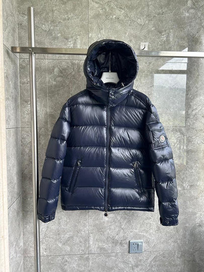Glossy Down Puffer - men's clothing, detail view 7 | LUXIUM MARKET