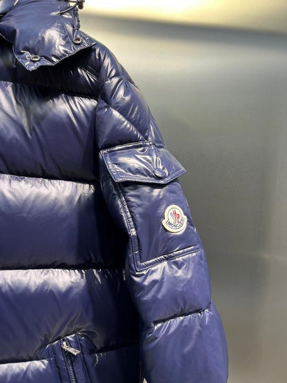 Glossy Down Puffer - men's clothing, detail view 5 | LUXIUM MARKET