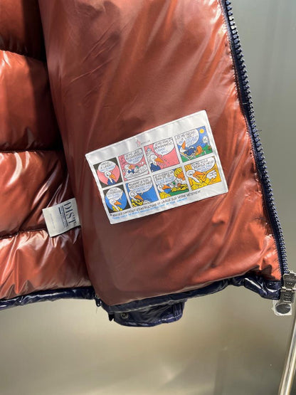 Glossy Down Puffer - men's clothing, detail view 2 | LUXIUM MARKET