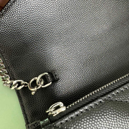 Black silver crossbody - women's bag, detail view 7 | LUXIUM MARKET