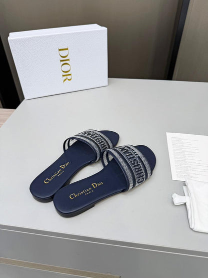 Midnight Luxe Textured Slides - women's shoes, detail view 8 | LUXIUM MARKET