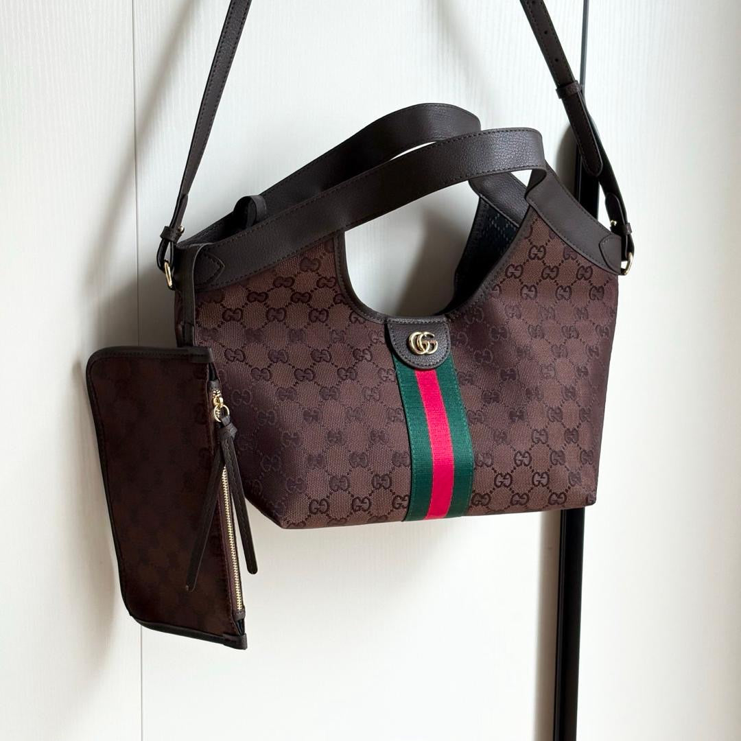 Brown Monogram Shoulder Bag