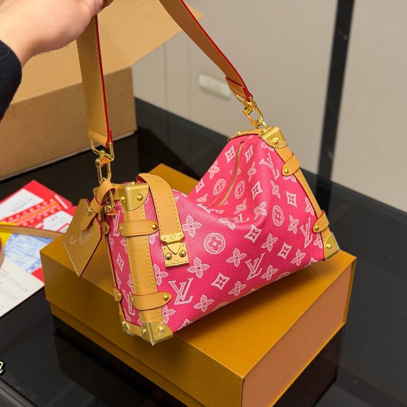 Pink Monogram Shoulder Bag