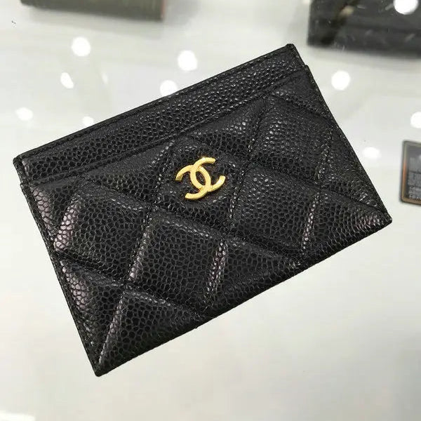 Black Gold Card Holder