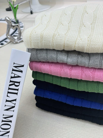 Classic V-Neck Sweater - women's clothing, detail view 4 | LUXIUM MARKET